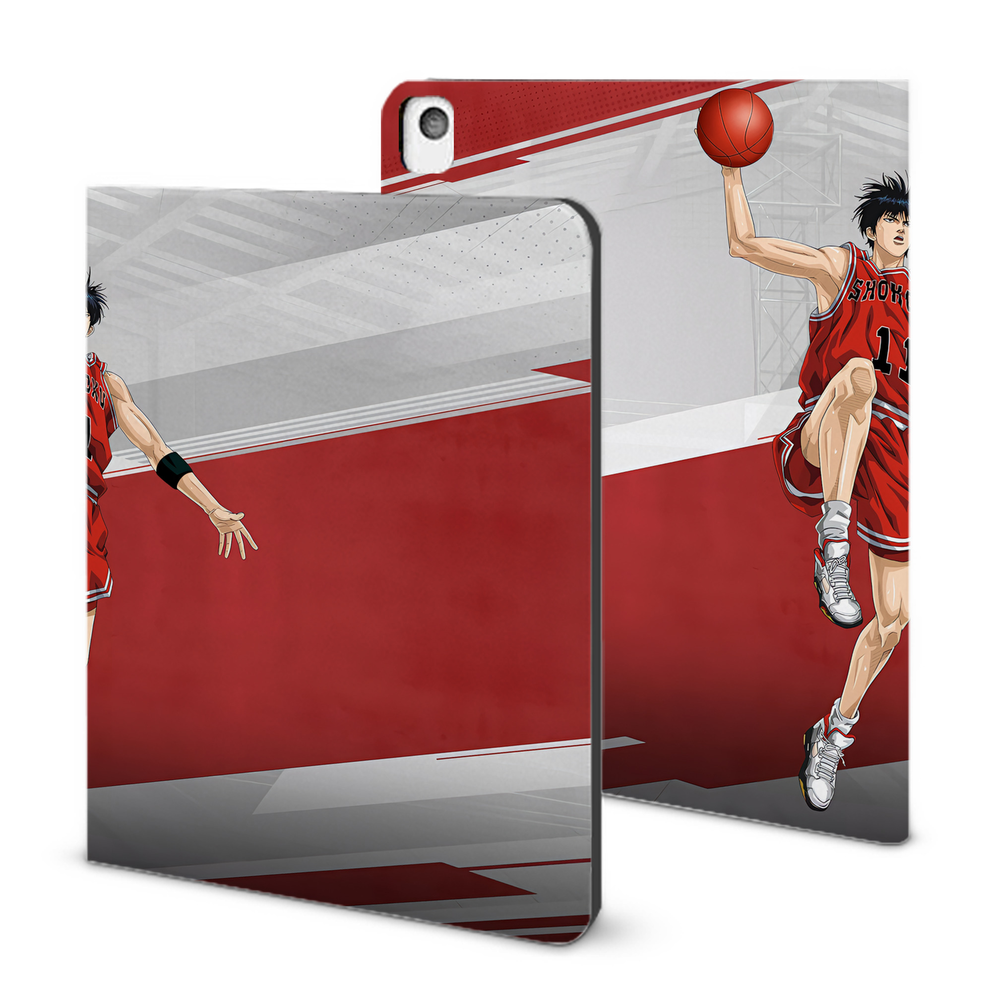 （画像用） SLAM DUNK／スラムダンク IPadケース ペンホルダー付き ブックスタイルデザイン